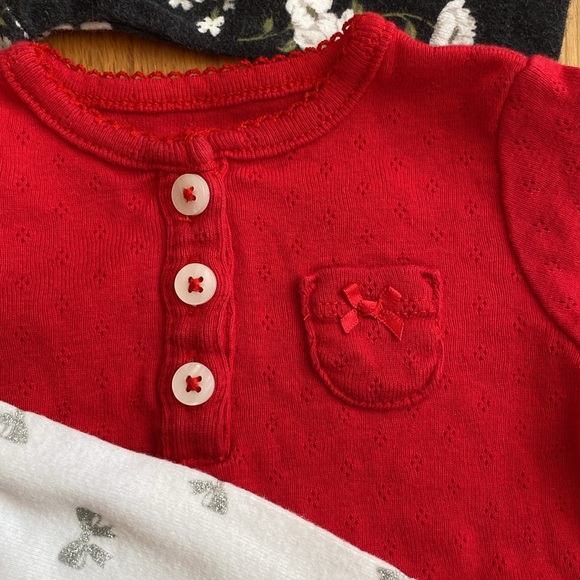 3M Carter’s Girl Long Sleeve Bodysuit Onesies - Picture 3 of 5